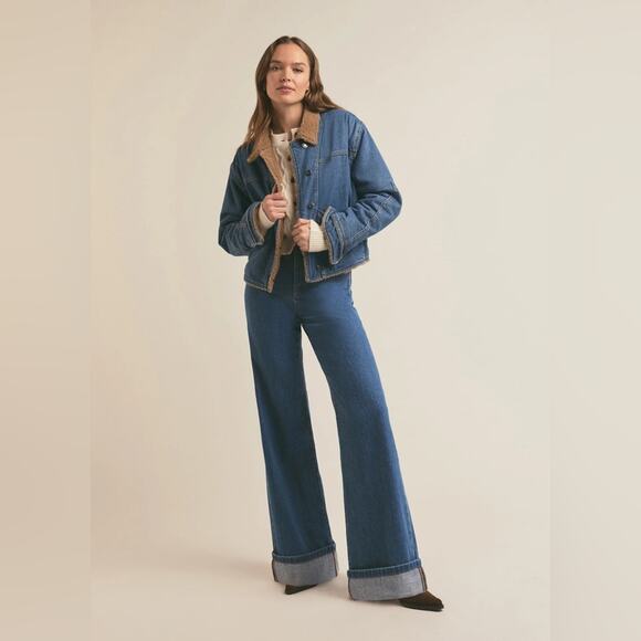 Favorite Daughter The Bridget Crop Jacket in Concord L - Picture 6 of 9